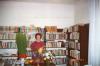 Библиотекарь Л.И. Чуракова – тоже зачинательница музейного дела в Мартынове. Снимок 28.08.1997 года.